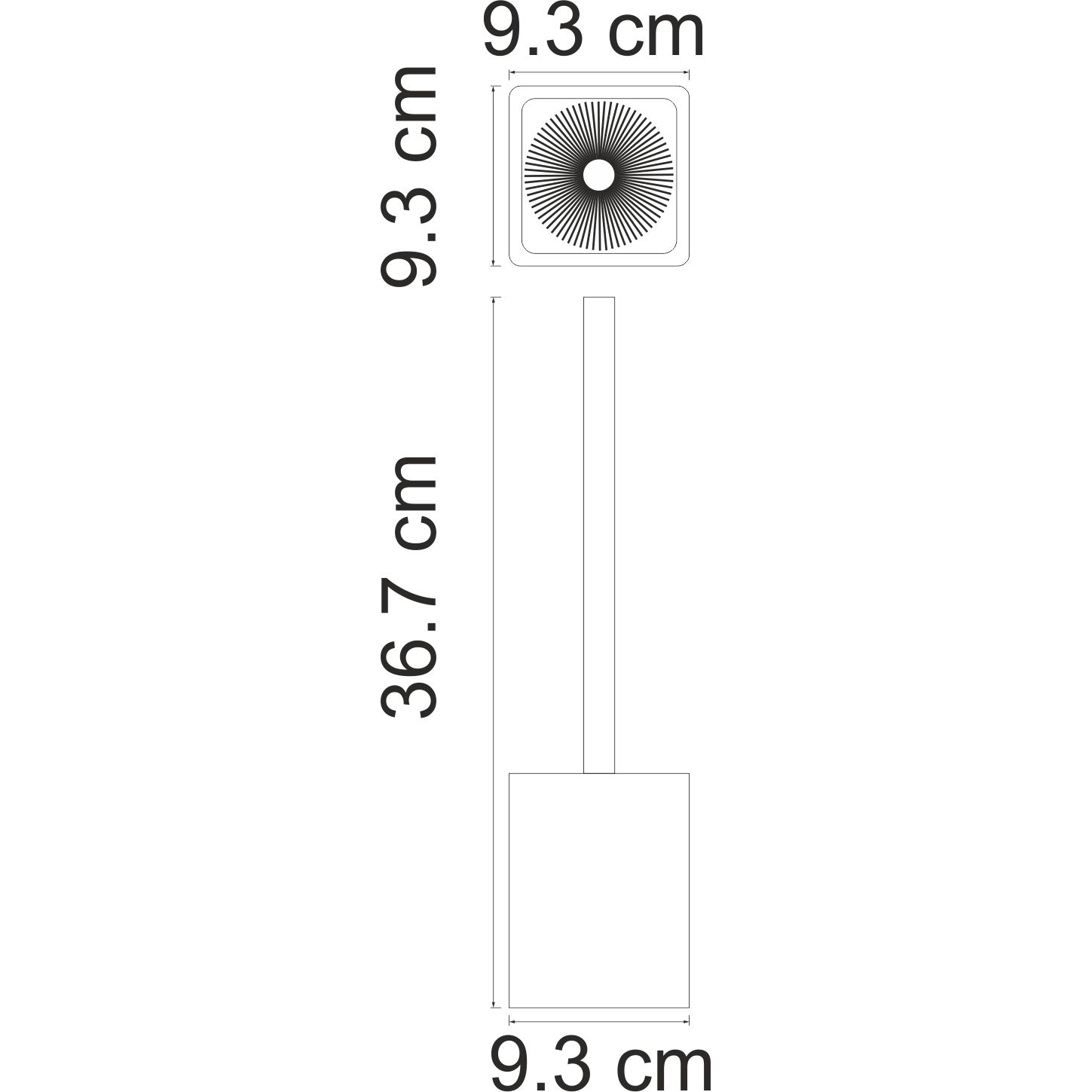 Щетка для унитаза WasserKRAFT Oder, K-9627