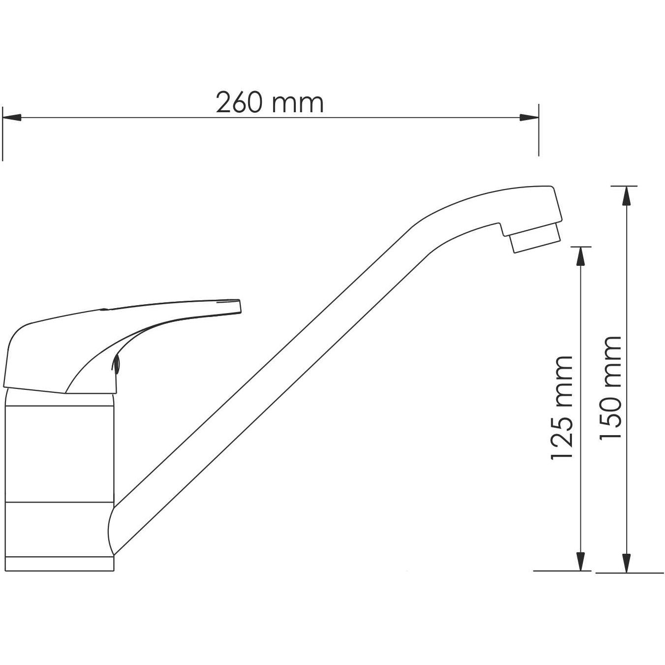 Смеситель для кухни WasserKRAFT Oder, 6307