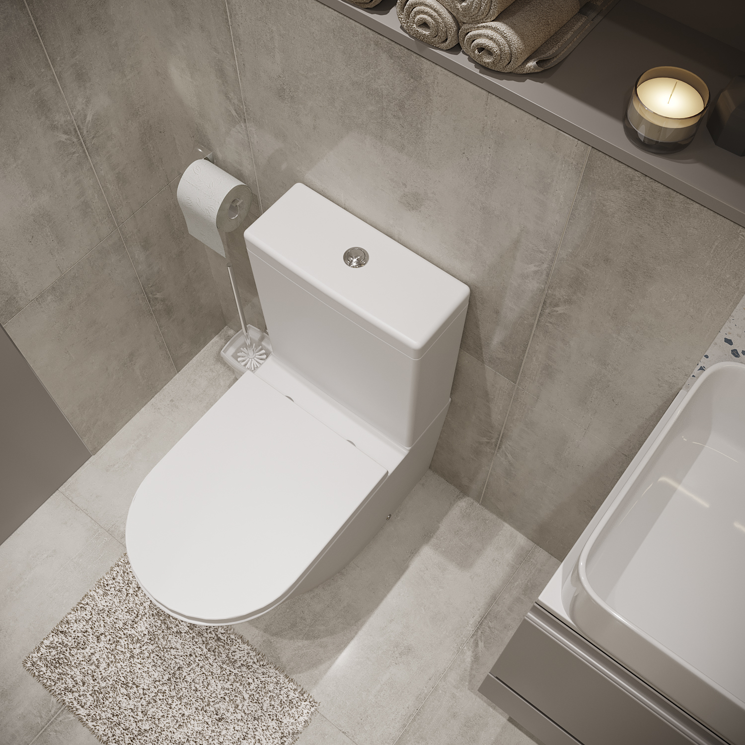 Напольный унитаз Lavinia Boho Biore Rimless, 3304001R