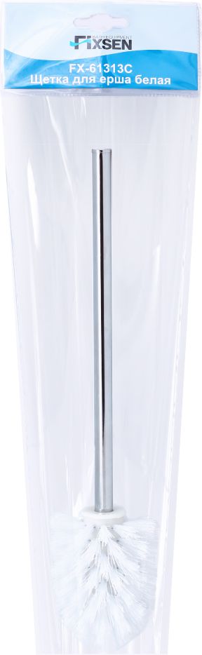 Щетка для ерша с ручкой Fixsen Kvadro  белая, FX-61313C