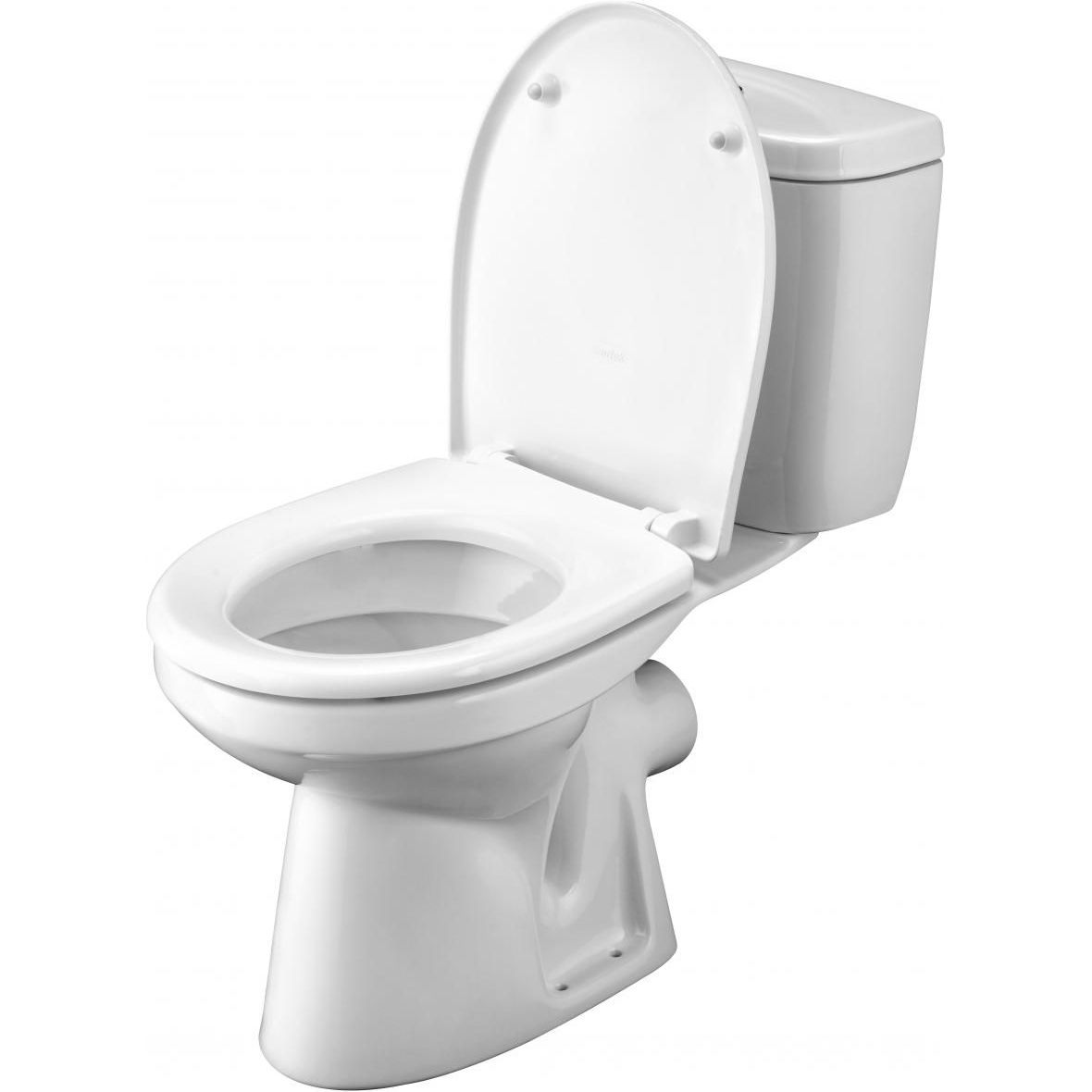Напольный унитаз Santek Анимо, 2 режима, сиденье дюропласт, 1.WH30.2.132