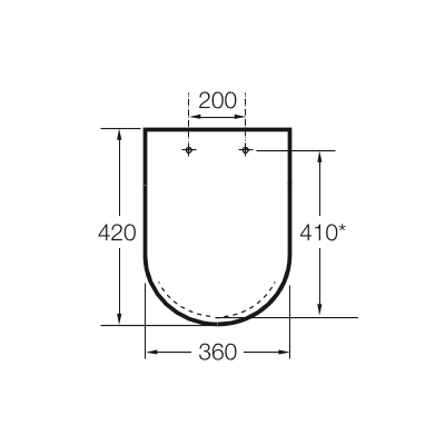 Крышка для чаши Roca Hall, A801620004