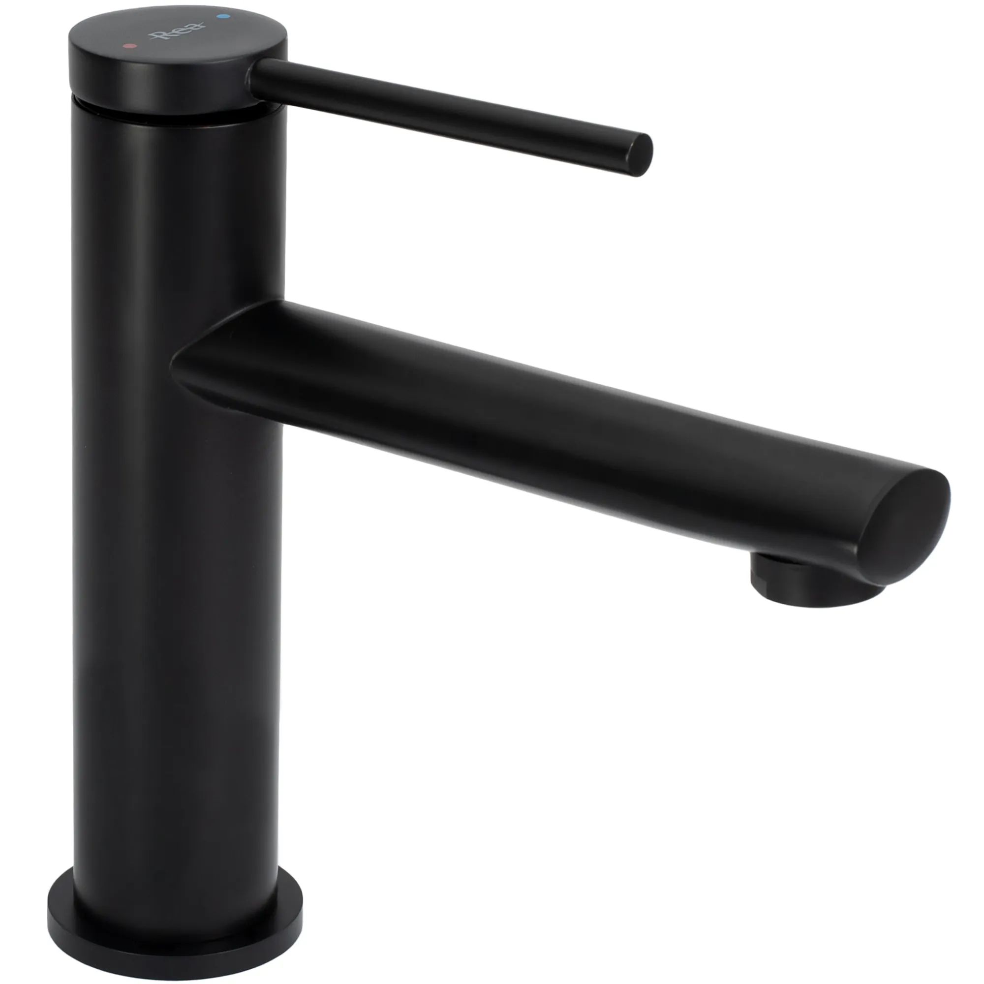 Смеситель для умывальника Rea Oval Black, REA-B6516