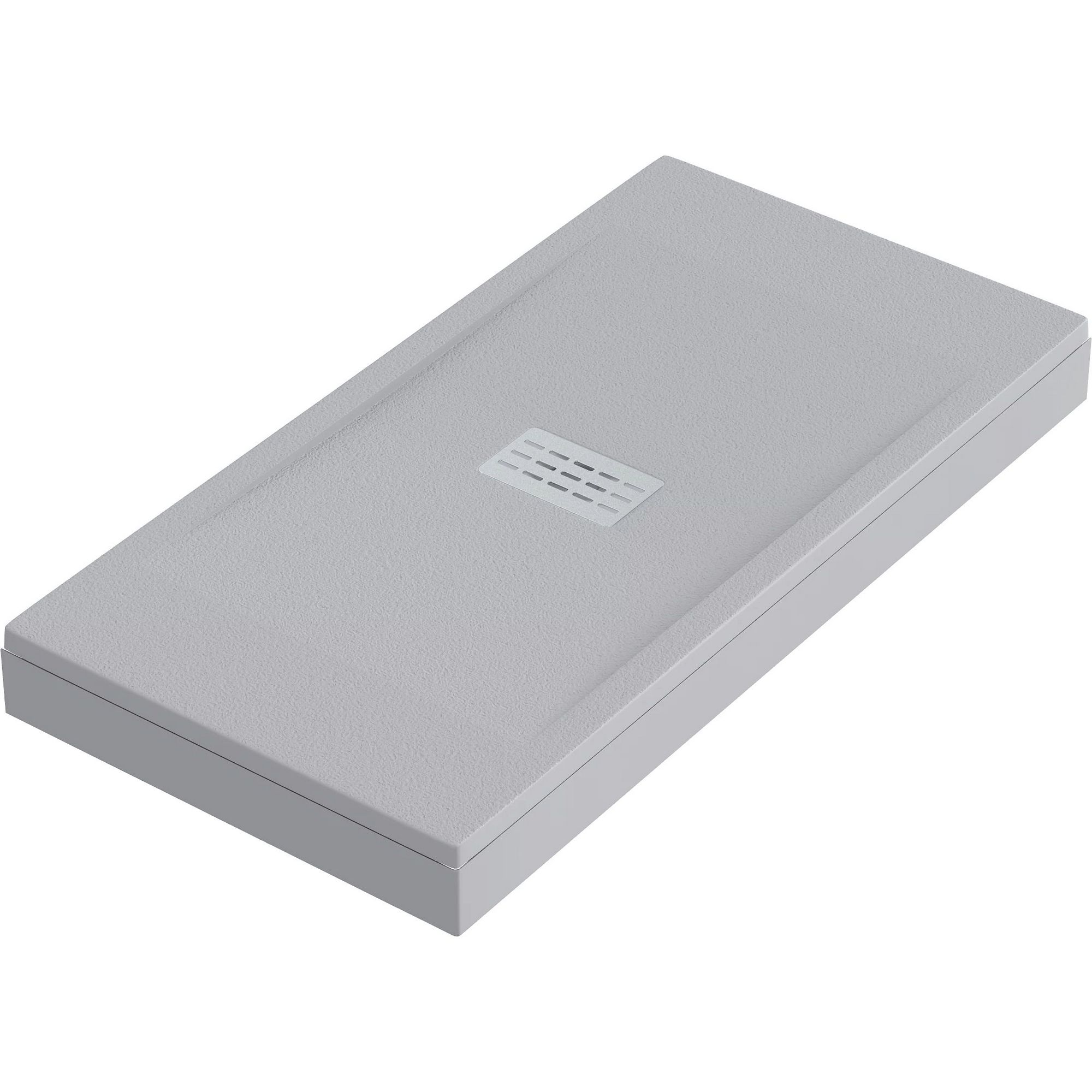 Мраморный душевой поддон Good Door Flow графит