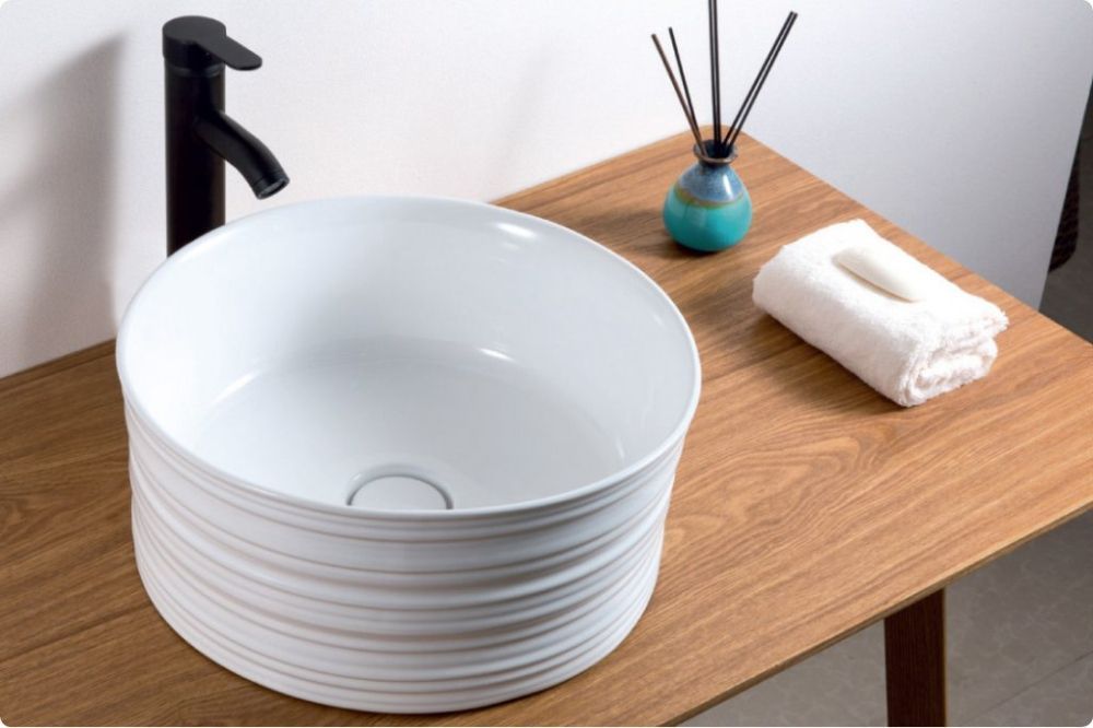 Раковина керамическая накладная Belbagno 40.5x40.5, BB1406