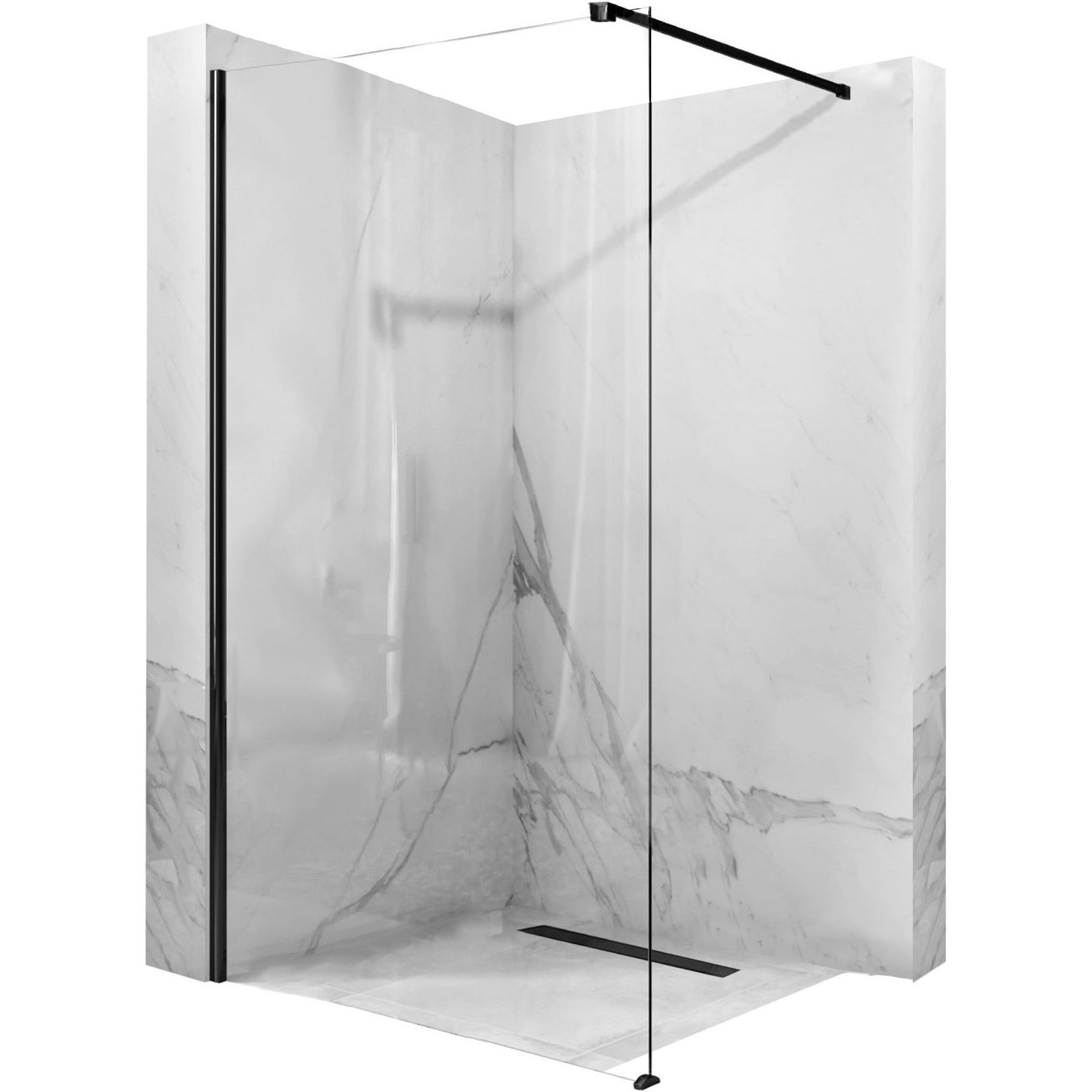 Перегородка Rea Aero Black 90, REA-K7581