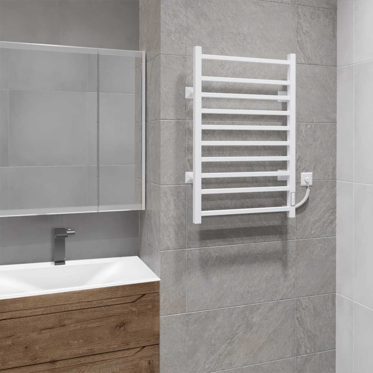 Полотенцесушитель электрический Vincea 50x80, VTD-1LWE