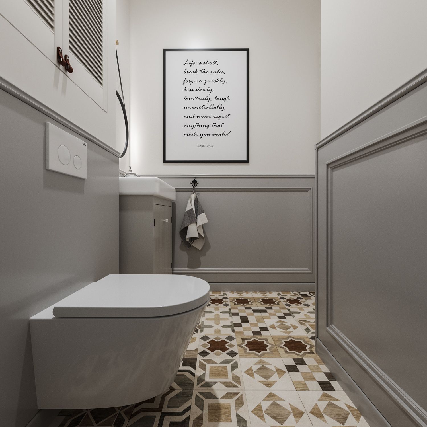 Подвесной унитаз Lavinia Boho Biore Compacto Rimless, 330402CR