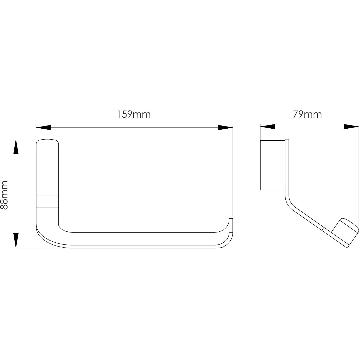 Держатель туалетной бумаги WasserKRAFT Sauer, K-7996