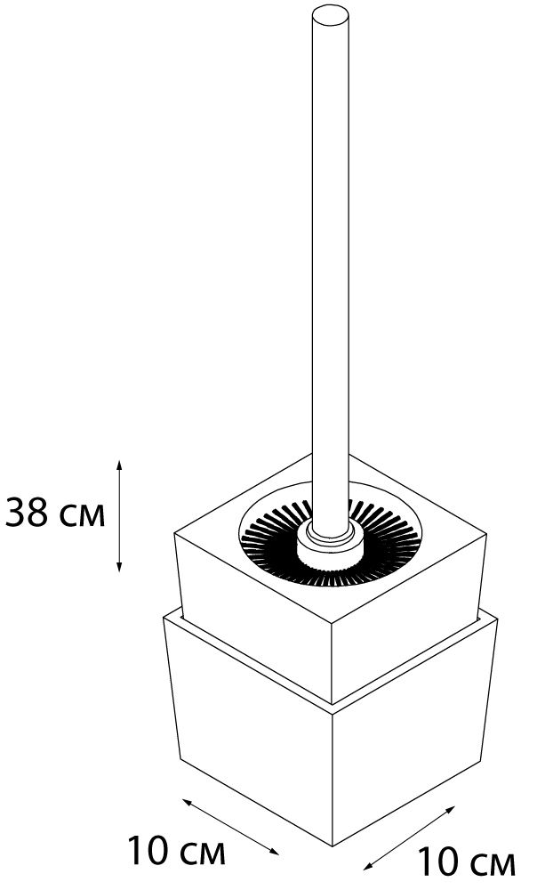 Ерш напольный Fixsen Wood, FX-110-5