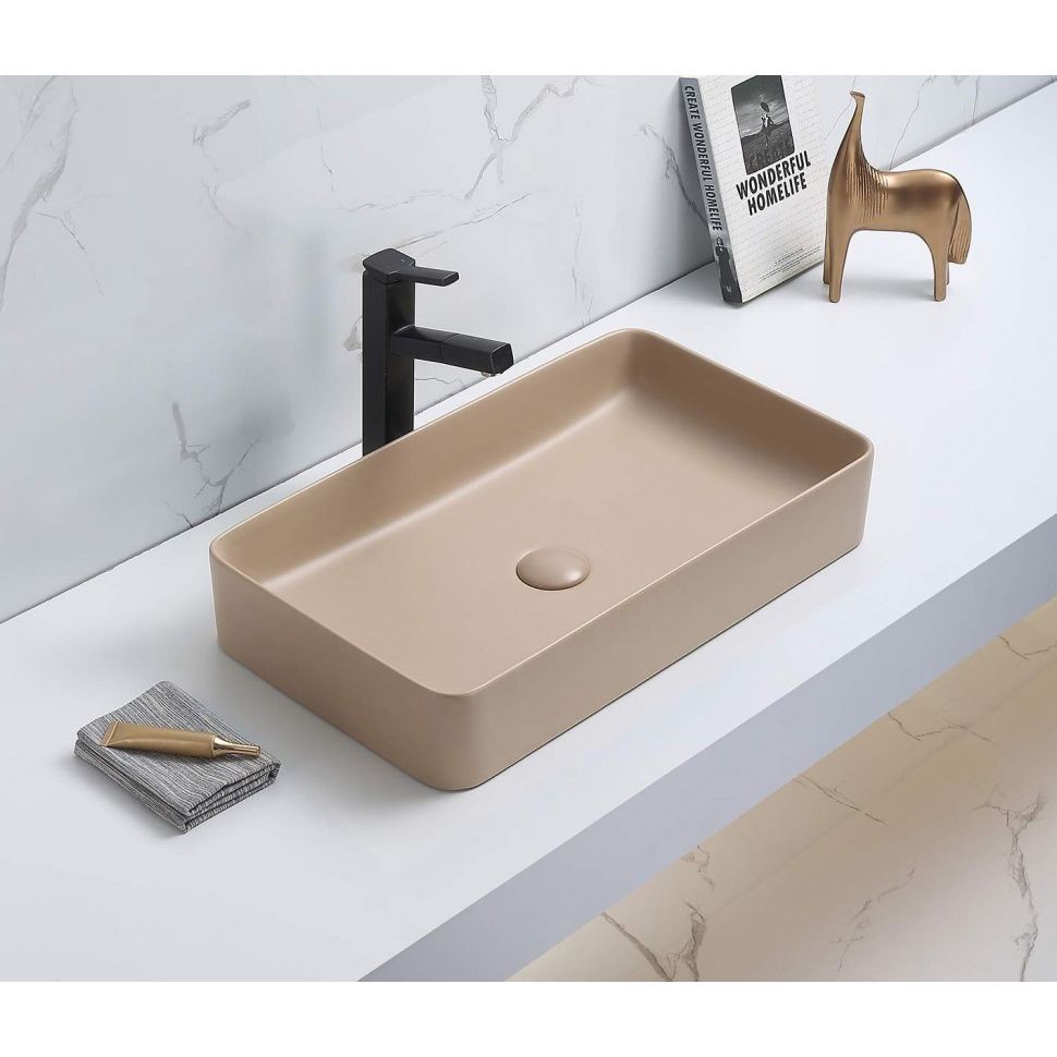 Раковина для ванной Ceramalux 60.5x35.5, 78189MC-1