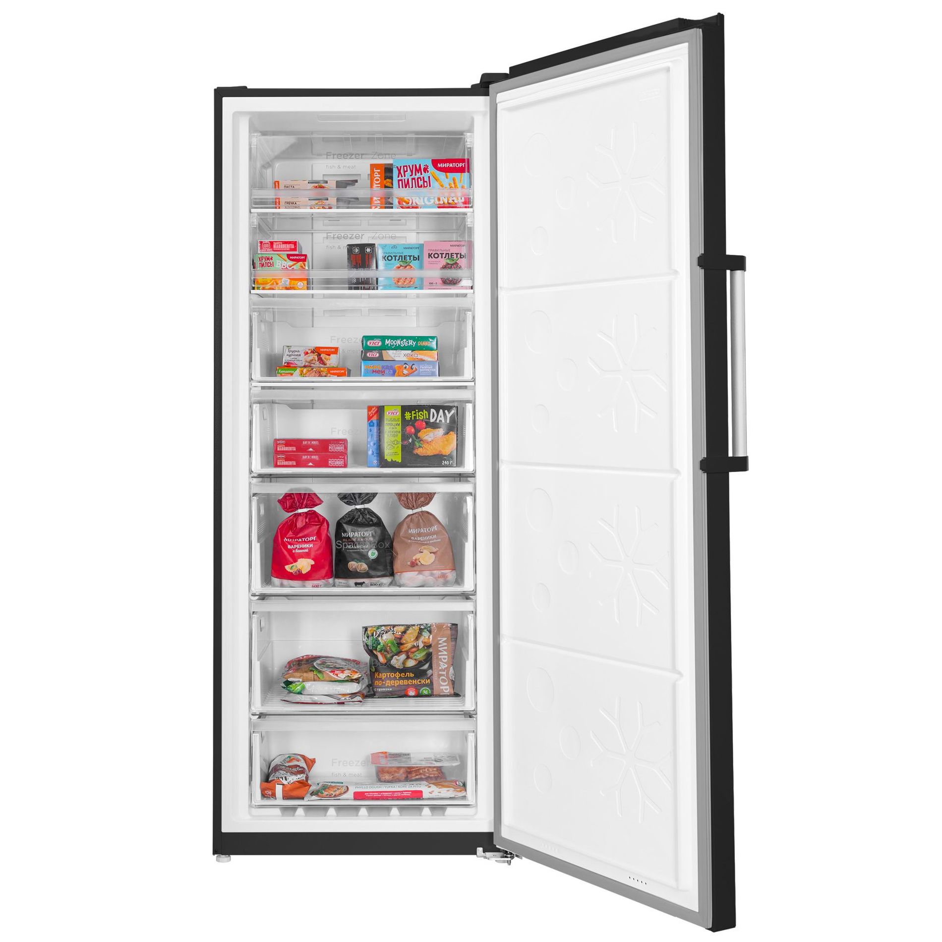 Морозильная камера с инвертором Maunfeld MFFR185SB