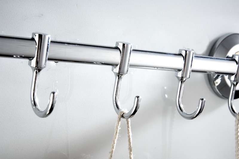 Планка с 5 крючками хром/золото Ledeme L204-5