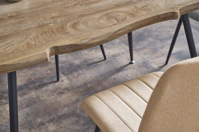 Стол обеденный Halmar Larson дуб натуральный/черный, V-CH-LARSON-ST