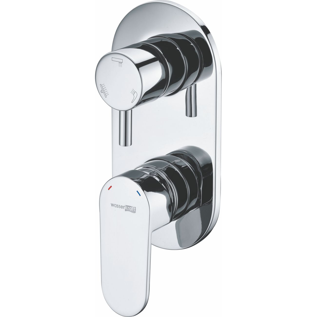 Смеситель для ванны и душа WasserKRAFT Dinkel, 5871