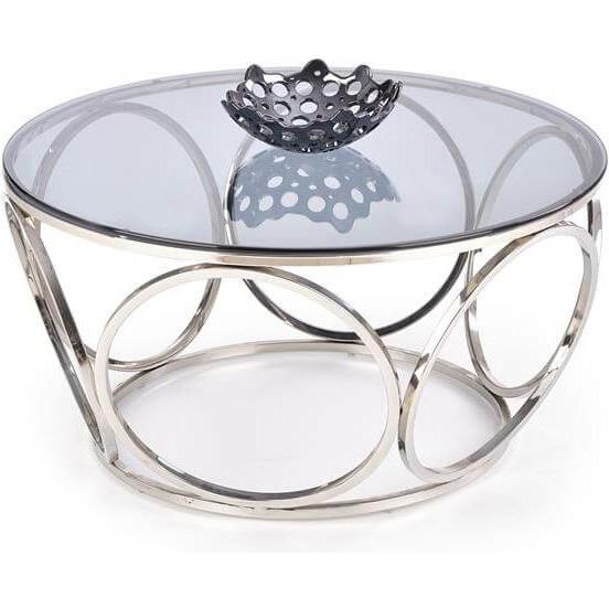 Стол журнальный Halmar Venus дымчатый, V-CH-VENUS-LAW