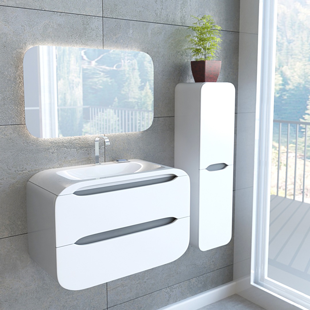 Раковина Andrea Neon 800, 80x40