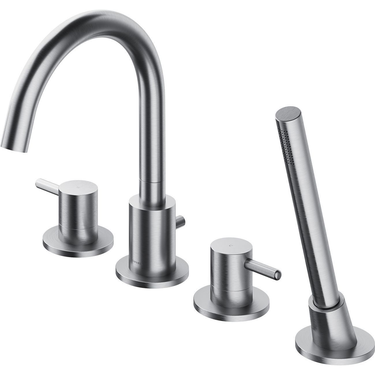 Смеситель для ванны на 4 отверстия Omnires Y, Y1232NI