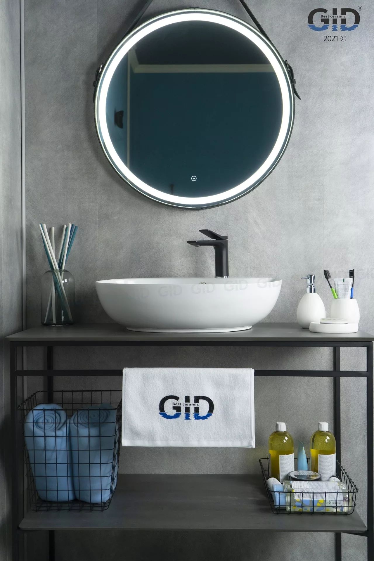 Умывальник Gid N9088 55x45, 51169