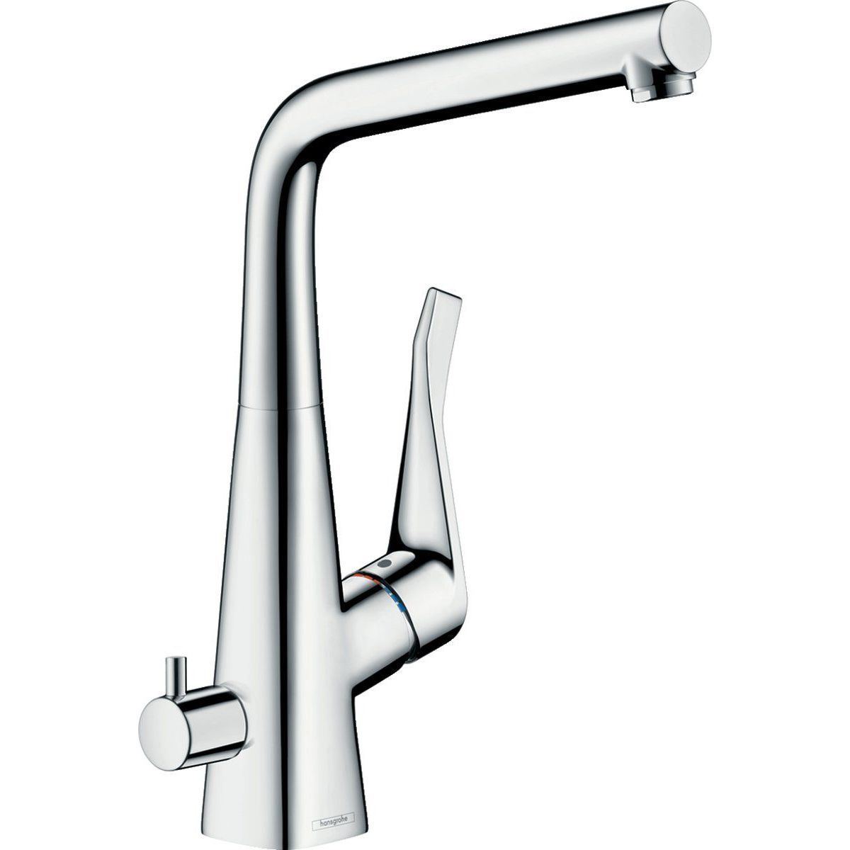 Кухонный смеситель Hansgrohe Metris 320 с запорным вентилем, 14888000