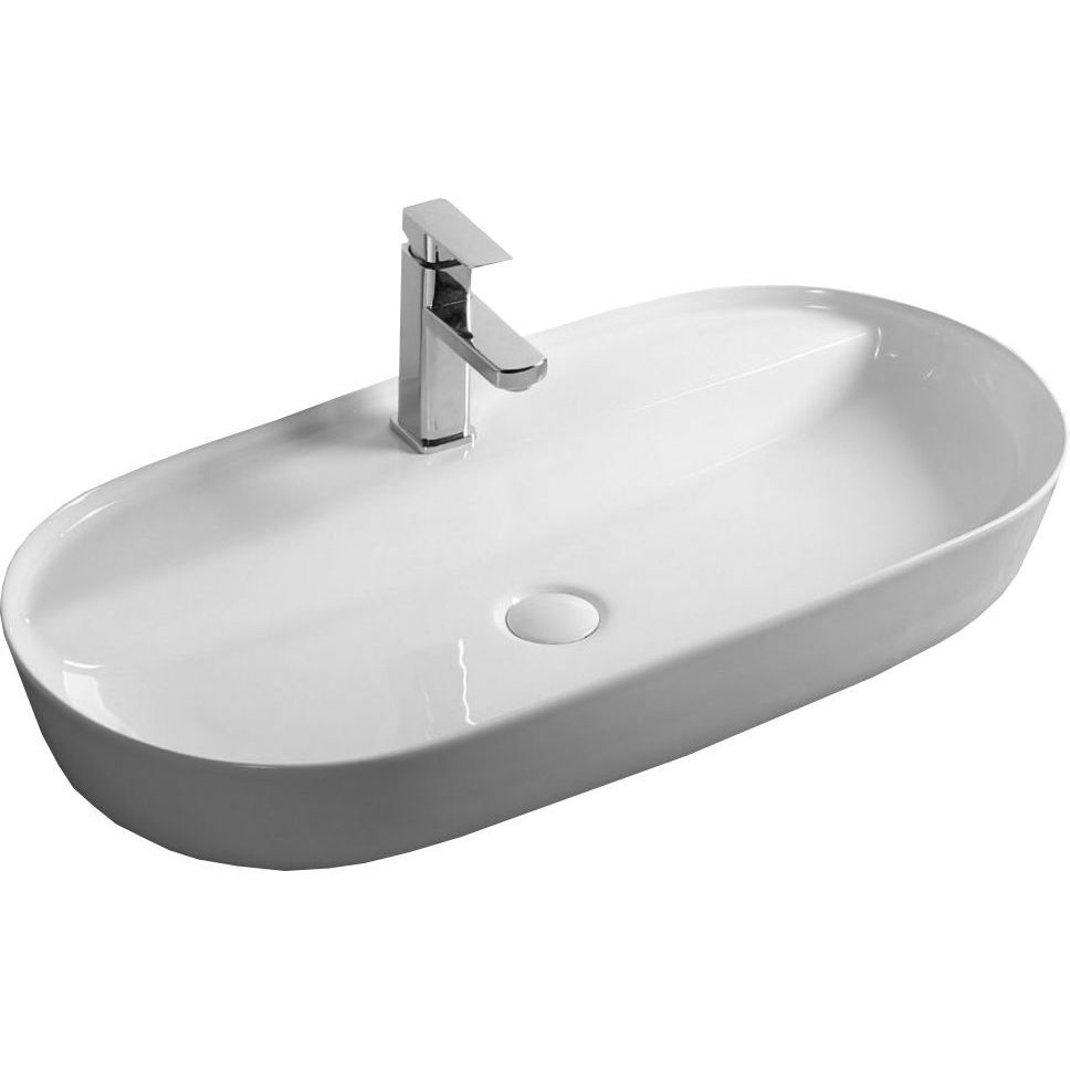 Раковина керамическая накладная Belbagno 82x41, BB1347