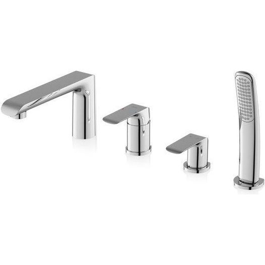 Смеситель врезной каскадный для ванн Ravak Flat FL 026.00, X070120