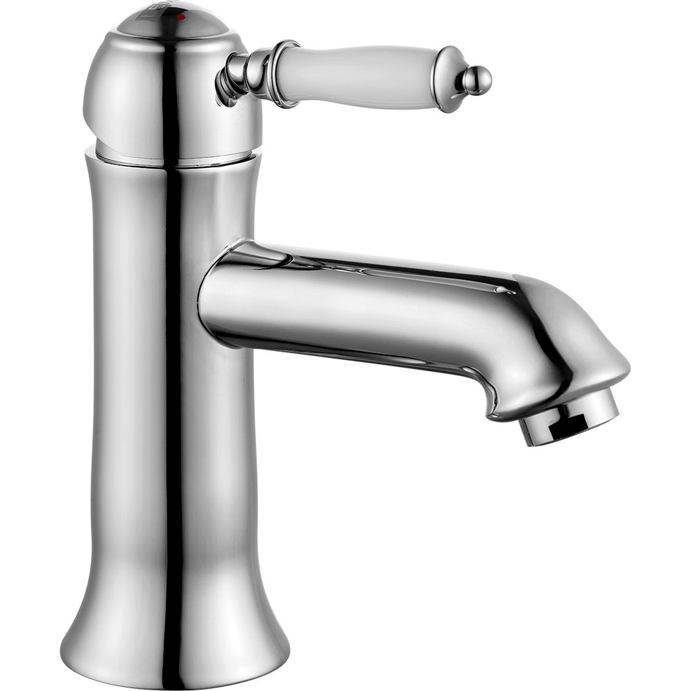 Смеситель для умывальника монолитный с донным клапаном клик-клак Lemark Villa, LM4806C