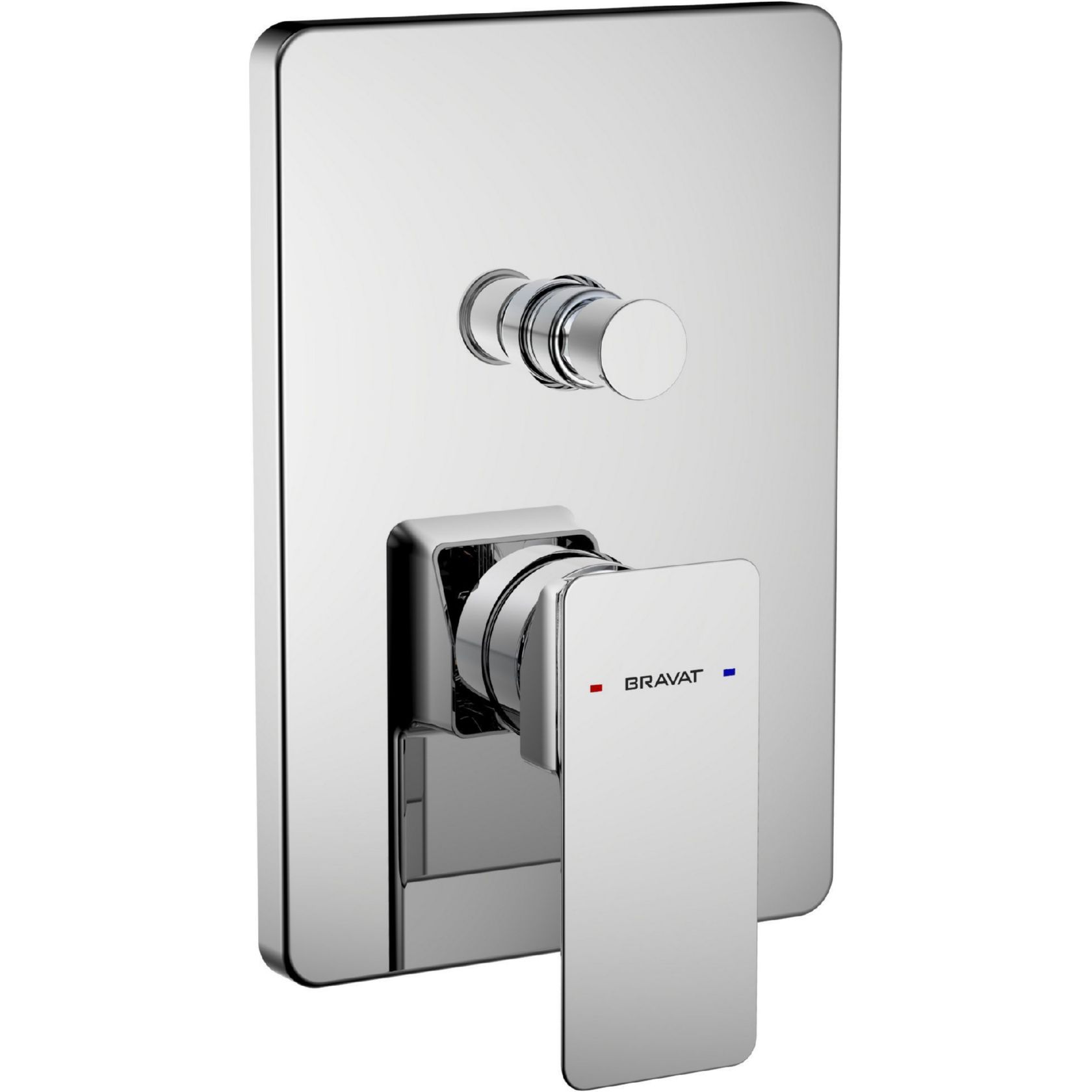 Накладка для смесителя скрытого монтажа Bravat Phillis (2 функции) PB856101CP-2