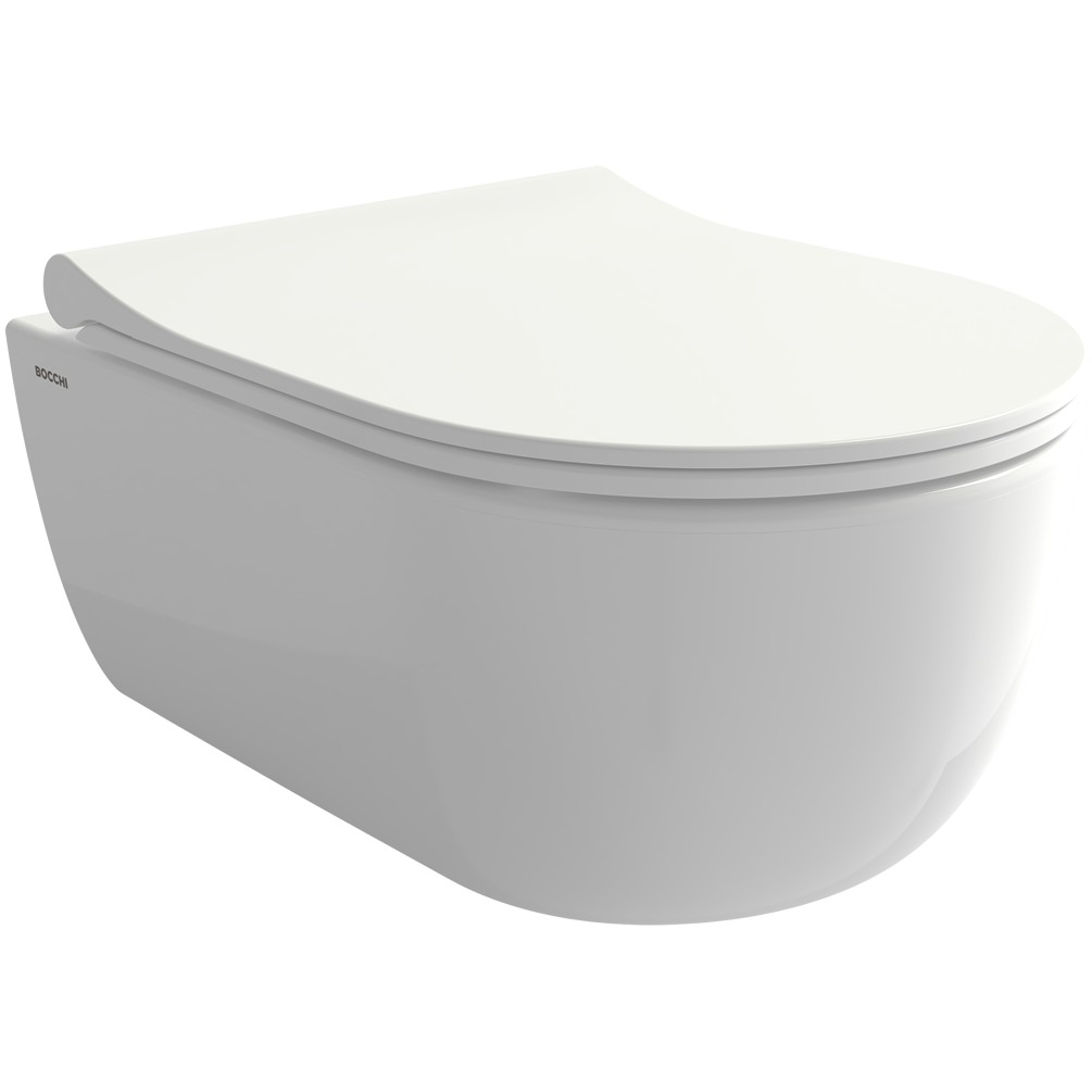 Унитаз подвесной Bocchi V-Tondo Compacto Rimless белый, 1417-001-0129