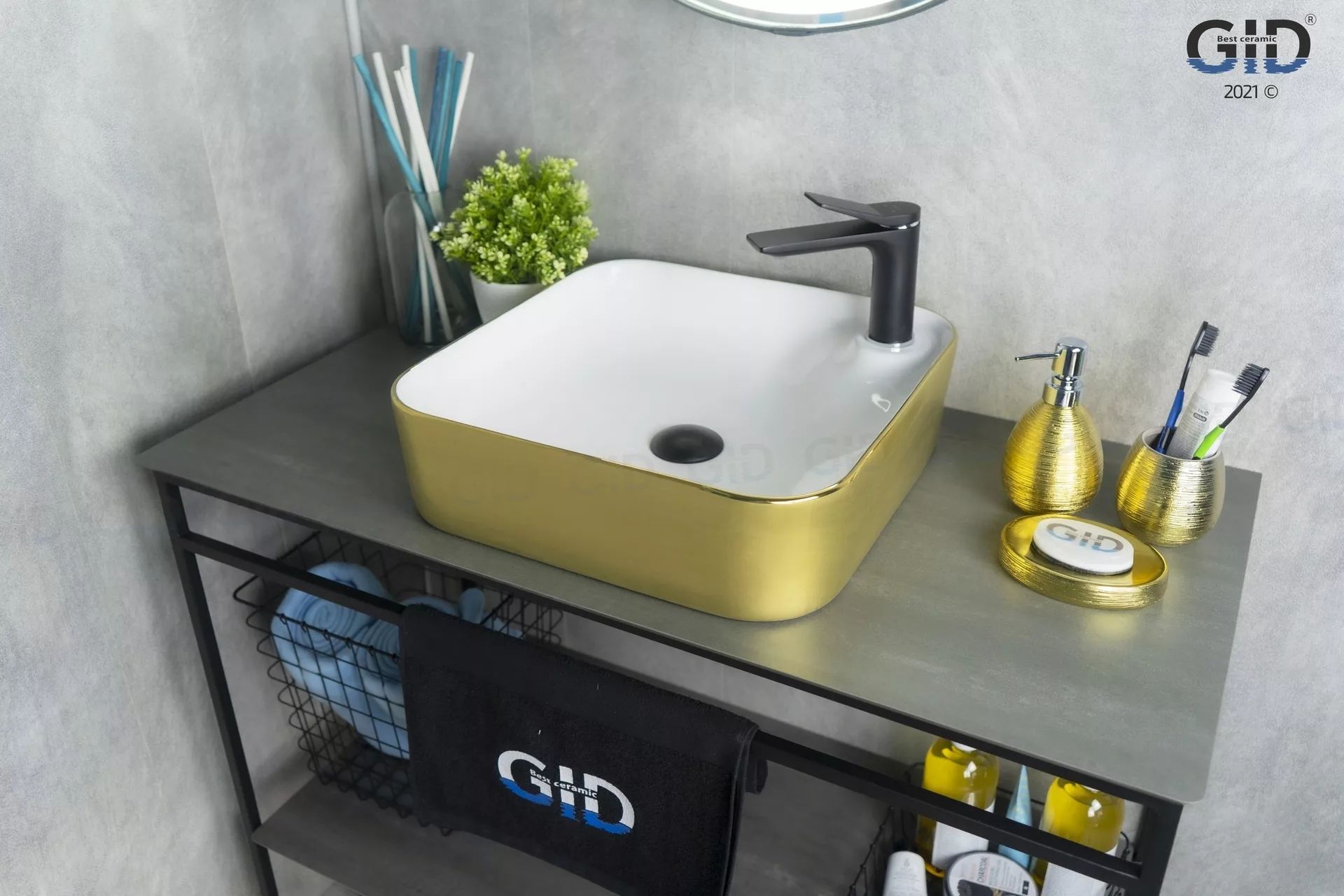 Умывальник Gid NC429 43x43, 52218