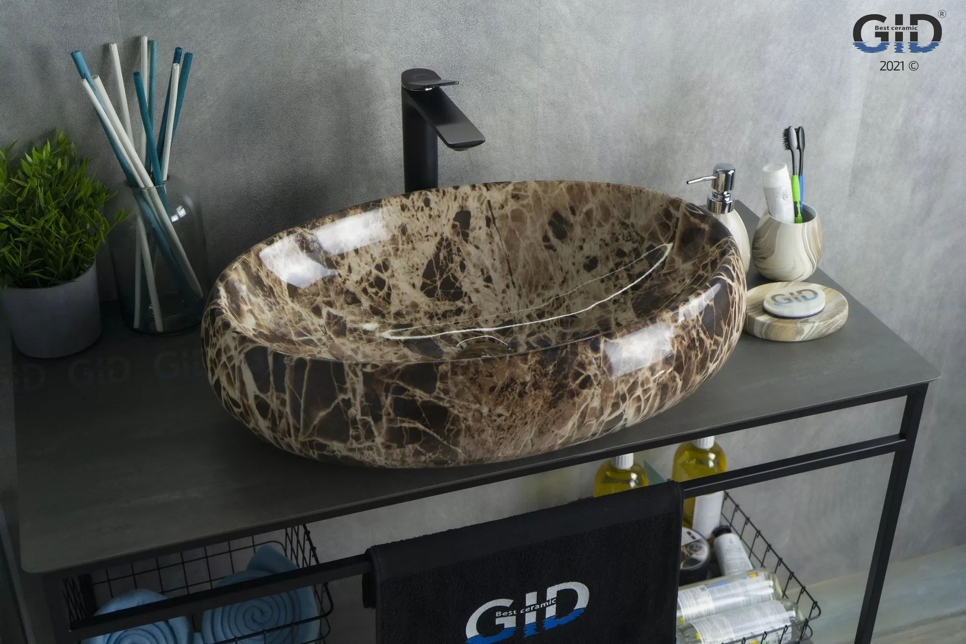 Умывальник Gid MNC168 60x41, 54409