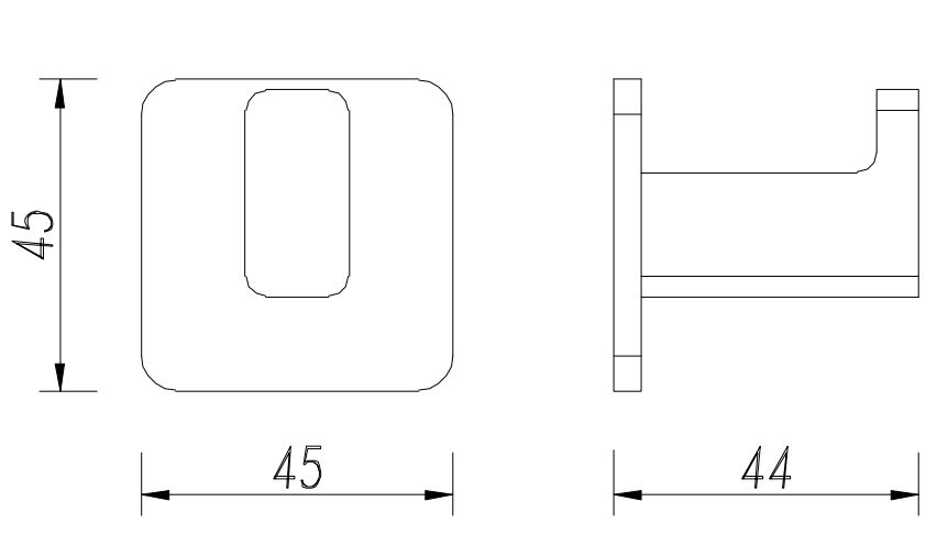 Крючок Omnires Nelson, NL80115GR