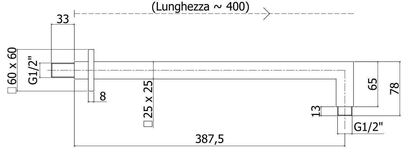 Кронштейн Paffoni Elle хром, ZSOF063CR