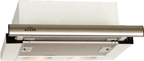 Кухонная вытяжка Elikor ИНТЕГРА 45П-400-В2Л (белый/нержавеющая сталь), 841582