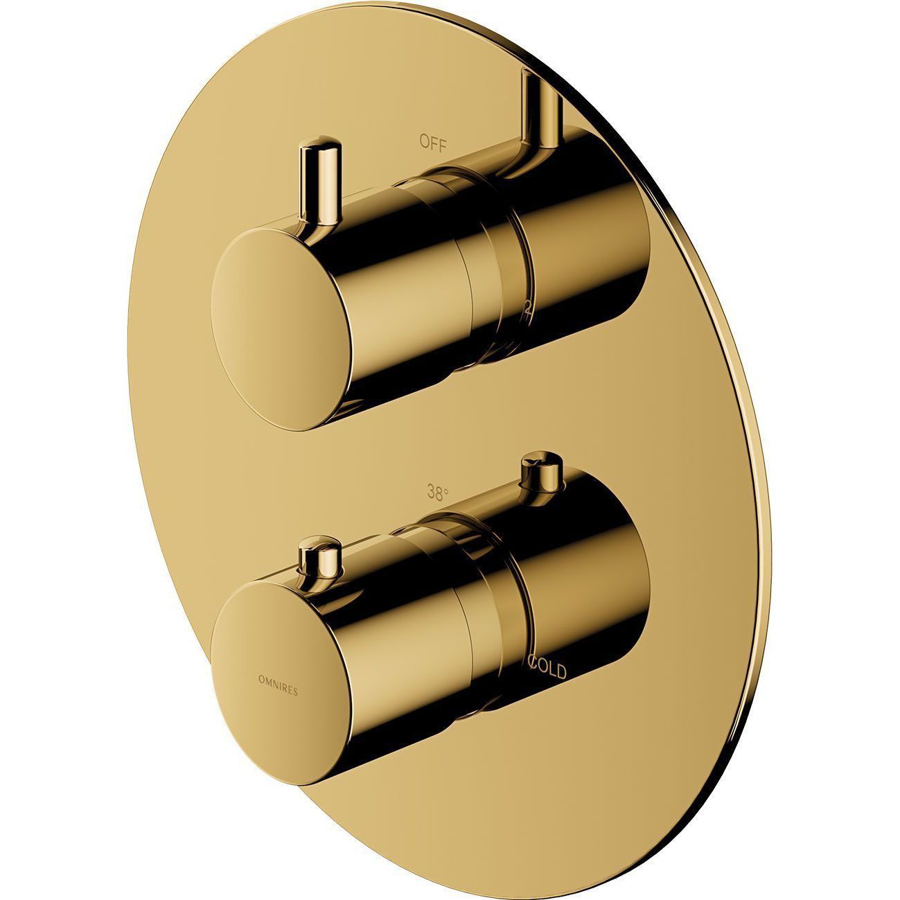 Термостатический наружный элемент смесителя для ванны Omnires Y, Y1236ROGL