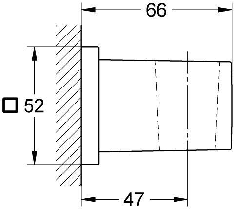 Настенный держатель Grohe Euphoria Cube, 27693000