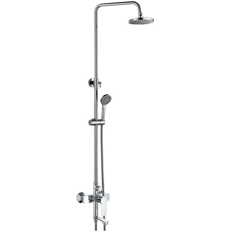 Душевая система с верхним душем, смесителем и ручной лейкой Haiba HB2415