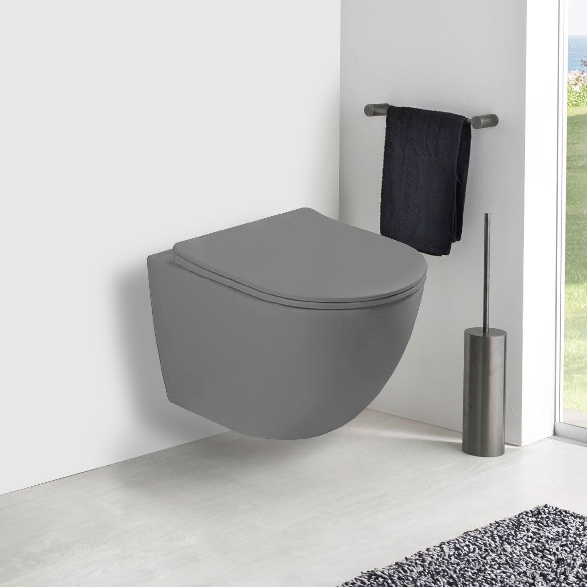 Унитаз подвесной безободковый Vincea Globo, VT1-14SMG