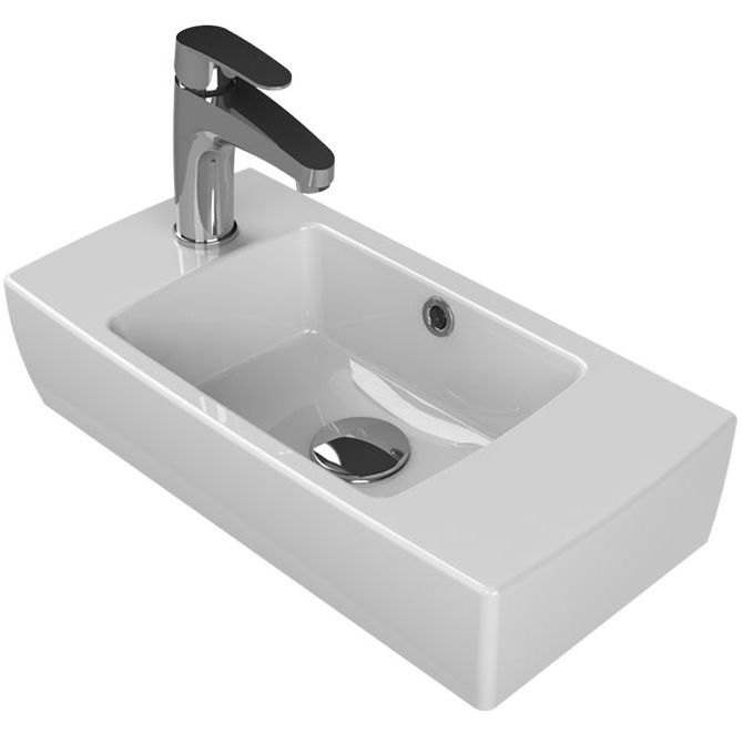 Умывальник подвесной/накладной CeraStyle City 50x25