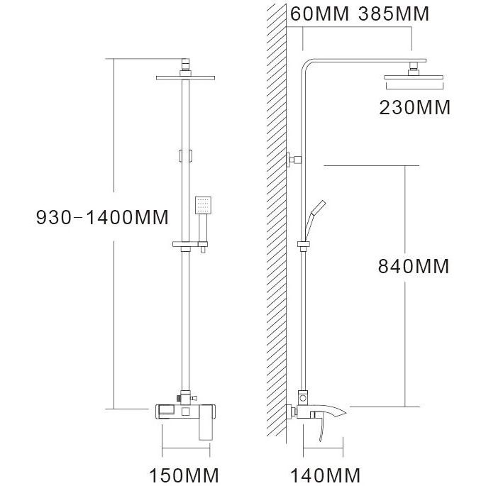 Душевая система Vivi Felice 4060