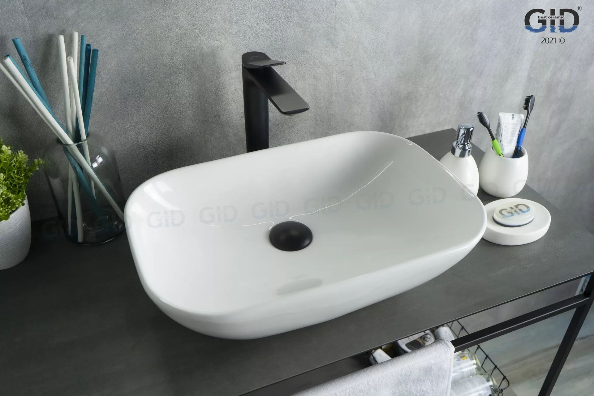 Умывальник Gid N9447 51x34, 51157