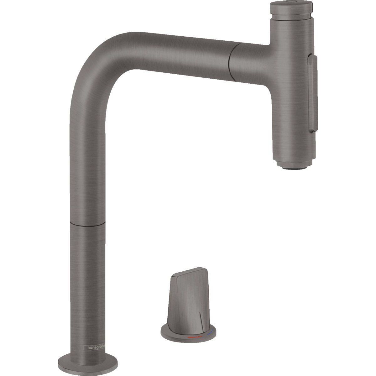 Кухонный смеситель Hansgrohe Metris Select M71-200 с душем sBox, 73818340