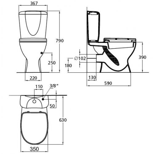 Напольный унитаз Ideal Standard Ecco, W908701