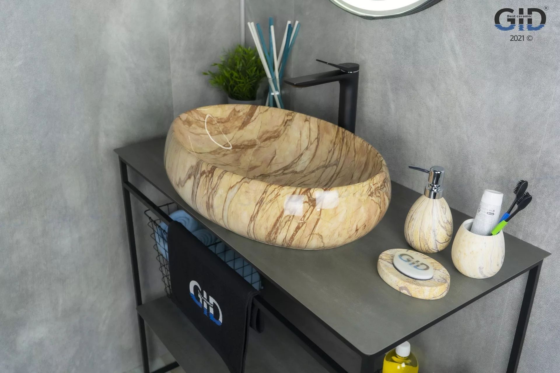 Умывальник Gid MNC161 60x41, 54403