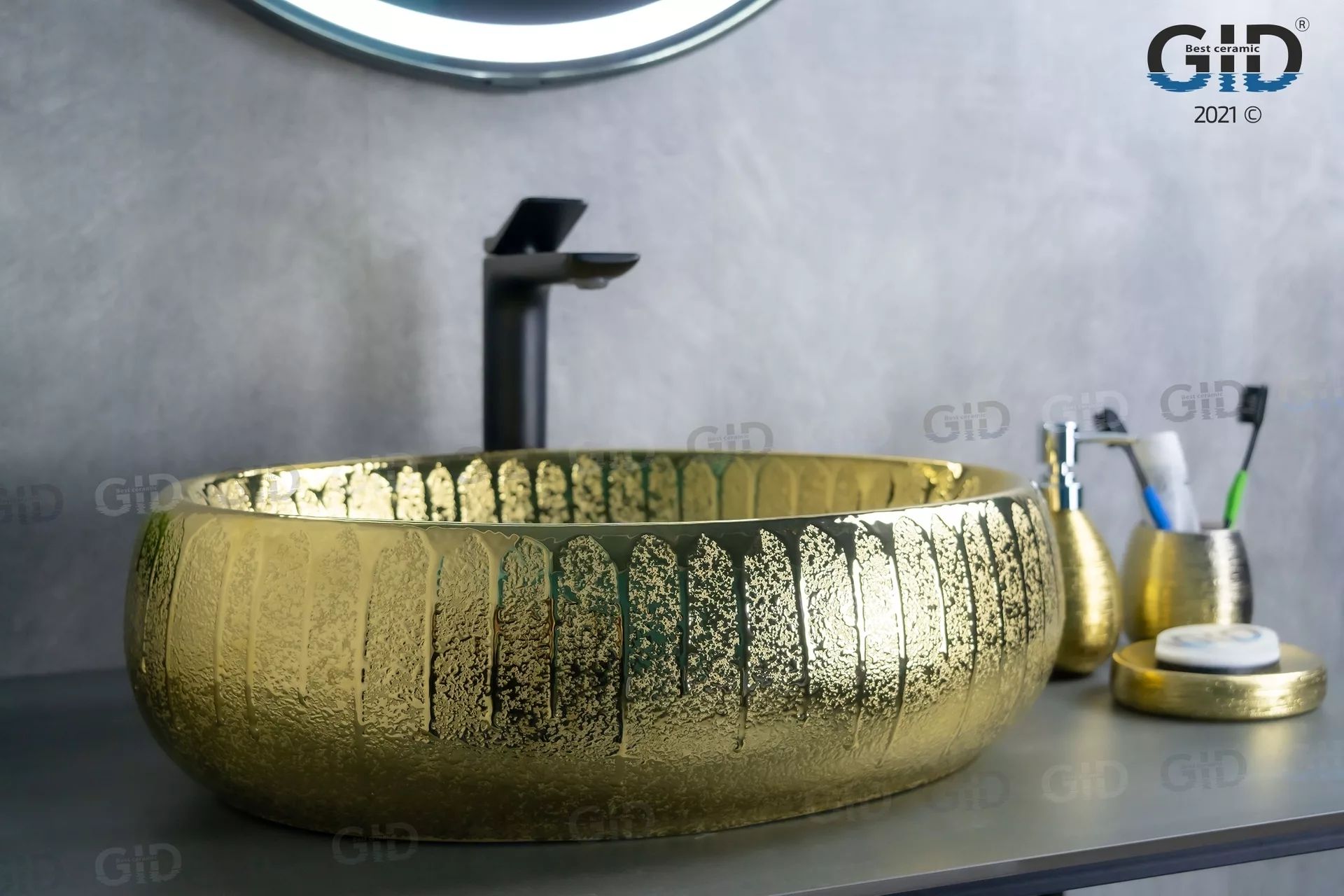 Умывальник Gid 9030G 48x34, 52234