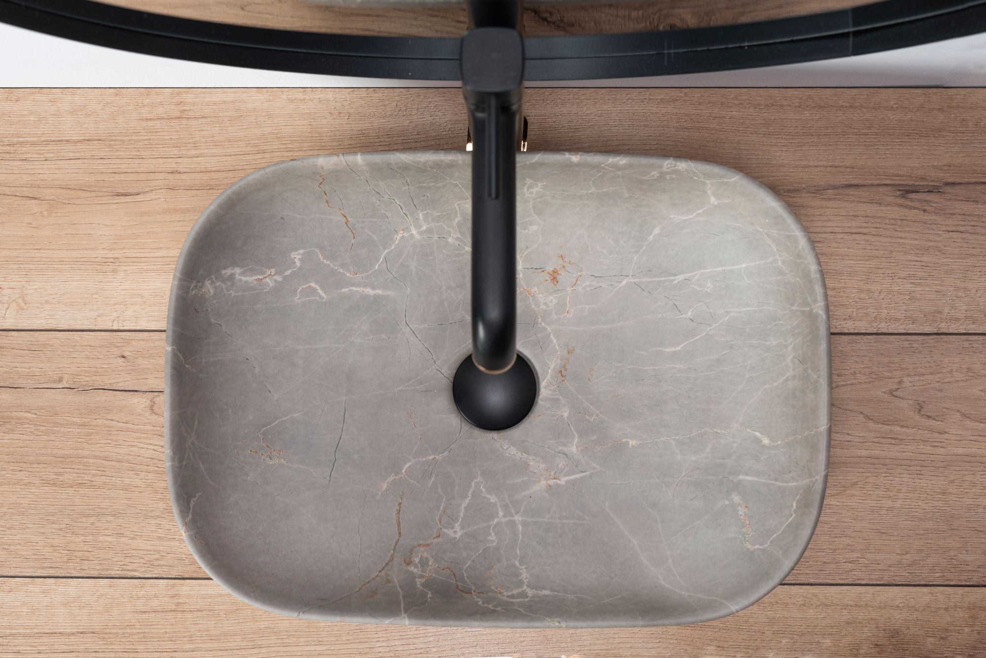 Умывальник Rea Livia Beige Matt 46.5x33.5, REA-U3802