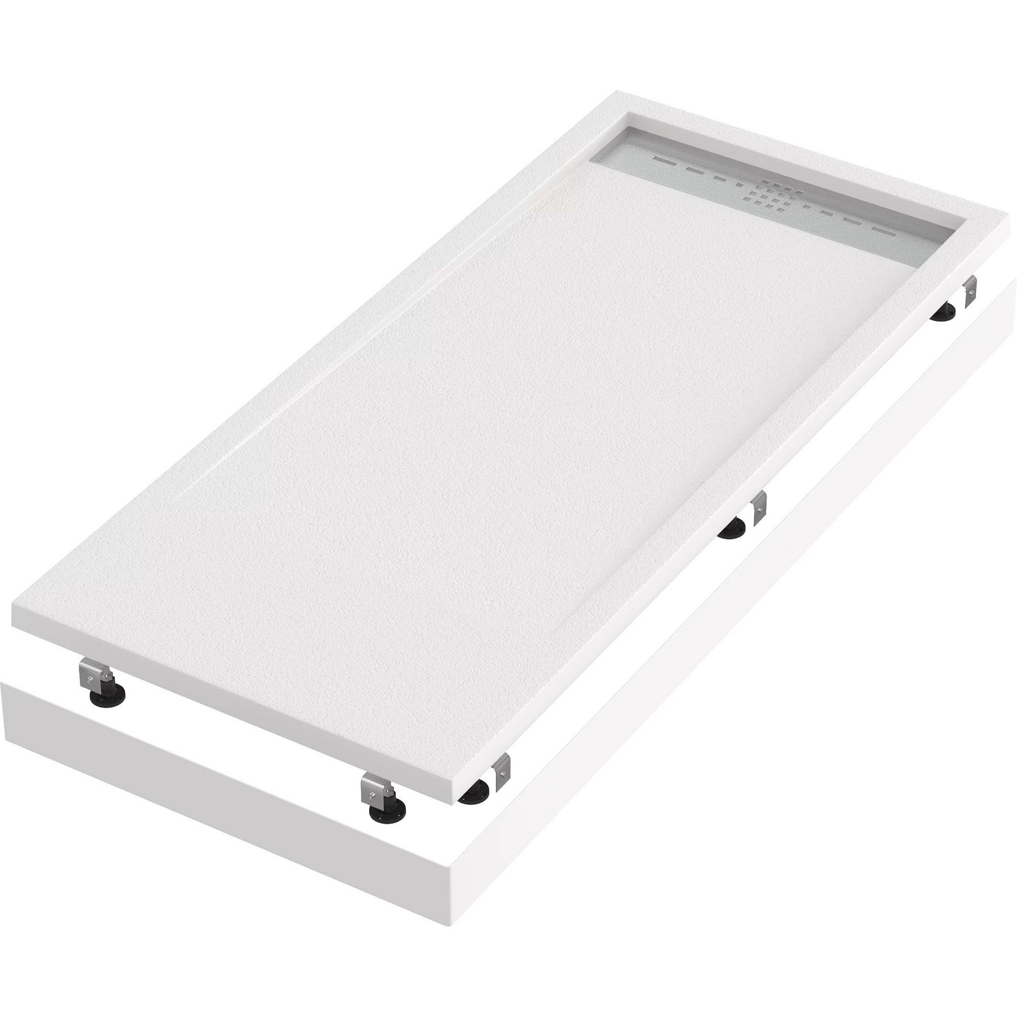 Мраморный душевой поддон Good Door Stella белый