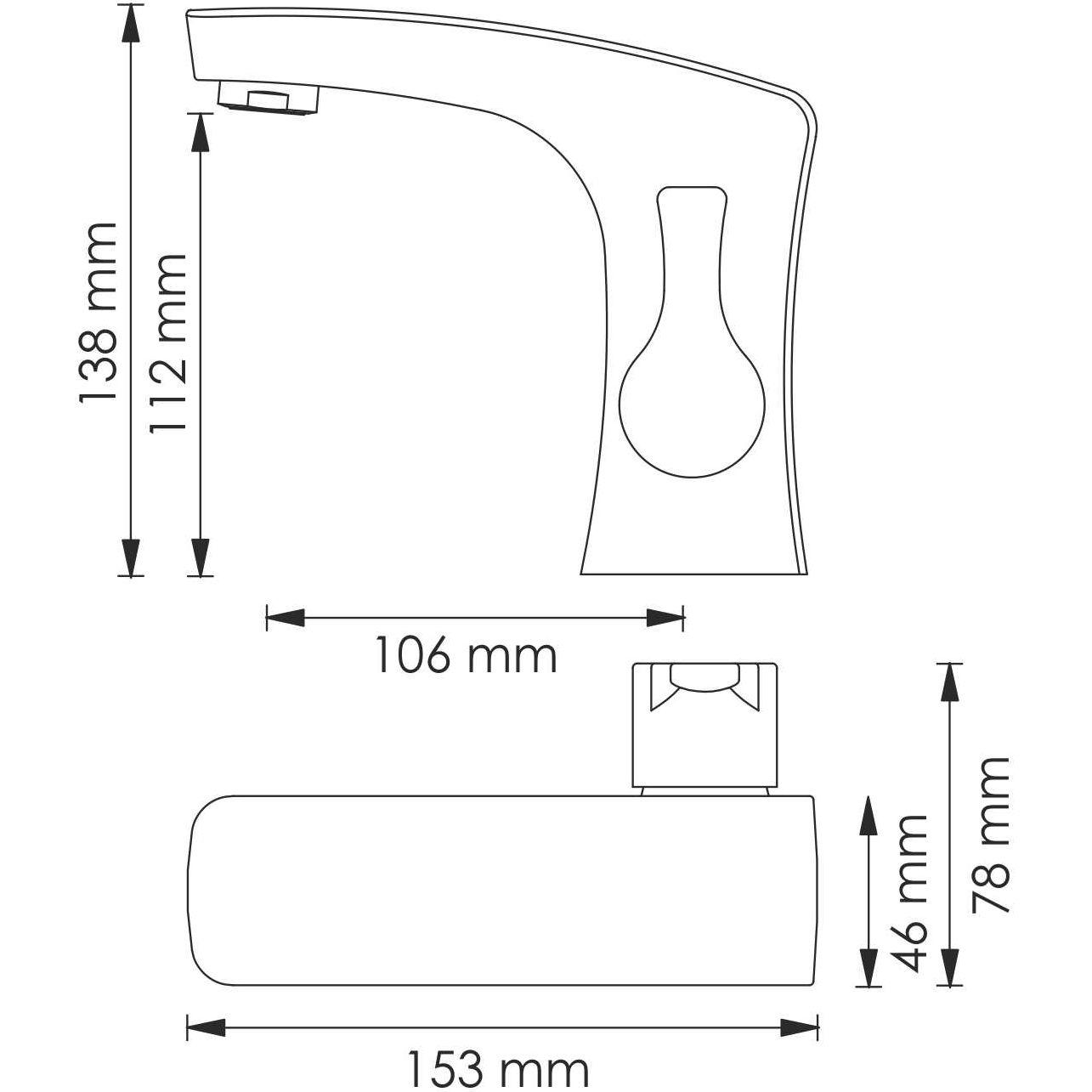 Смеситель для умывальника WasserKRAFT Berkel, 4803