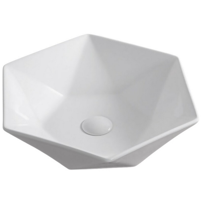 Раковина керамическая накладная Belbagno 41x41, BB1344A