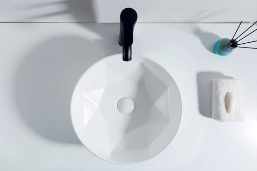 Раковина керамическая накладная Belbagno 40.5x40.5, BB1342H300